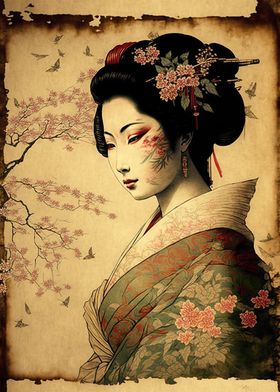 Cherry Blossom Geisha