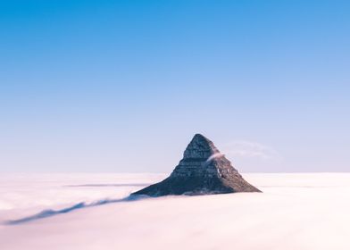 Lions Head In The Clouds