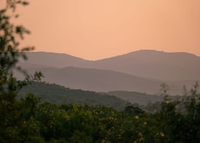 African Landscape Sunset