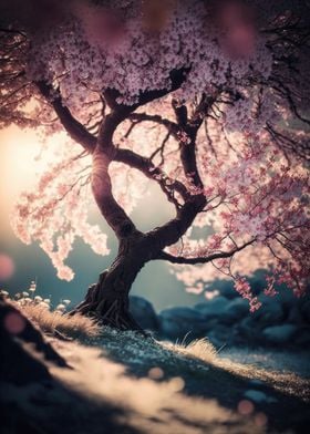 Dreamy Cherry Blossom Tree
