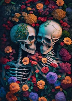 Skeleton Sea of Flowers