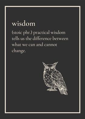 Wisdom Stoic Virtue