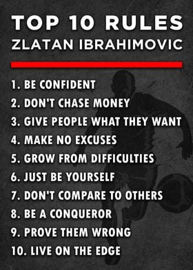 10 Rules Ibrahimovic