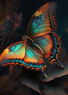 Butterfly colorful