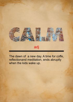 Calm Definition