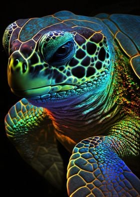neon turtle 2