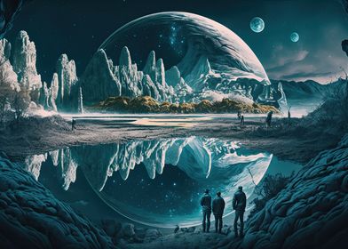 Surreal Planet AI Art