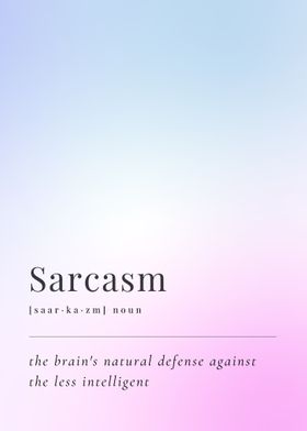 Sarcasm Defination