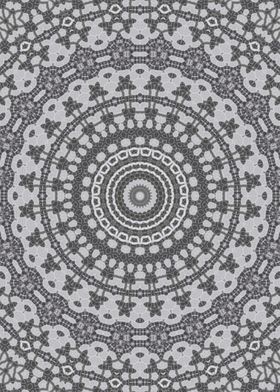 Grey ethnic Kaleidoscope 6