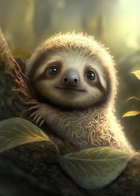 cute sloth