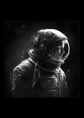 Astronaut in a space suit