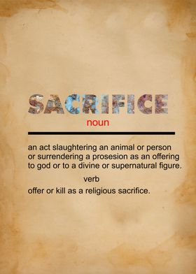 Sacrifice Definition