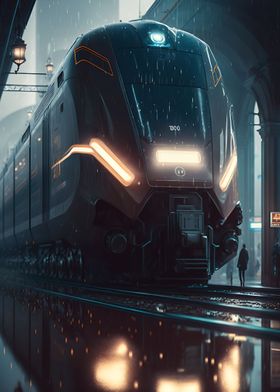 New Futuristic Train