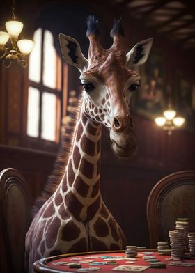 Poker Giraffe