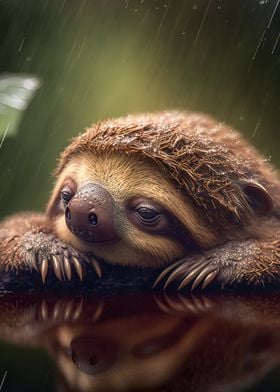 cute sloth