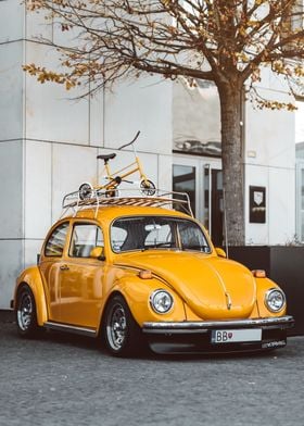 Yellow Volkswagen