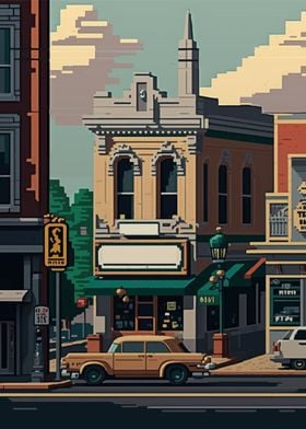 Fayetteville Pixel art