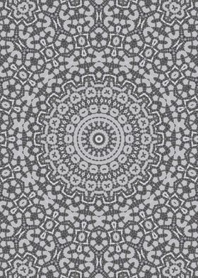 Grey ethnic Kaleidoscope 3