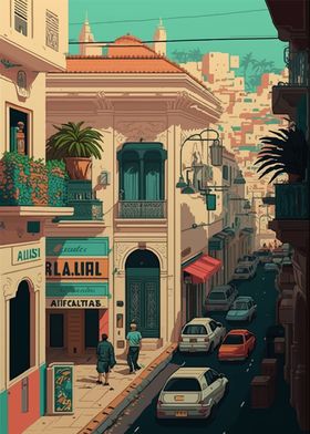 Algiers 02 Pixel art