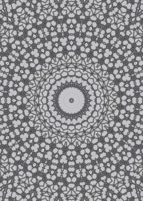 Grey ethnic Kaleidoscope 7