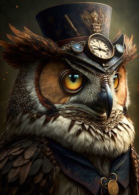 Steampunk Owl