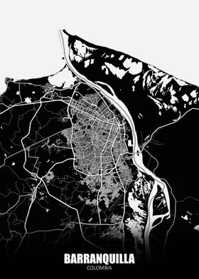 Barranquilla Colombia Map