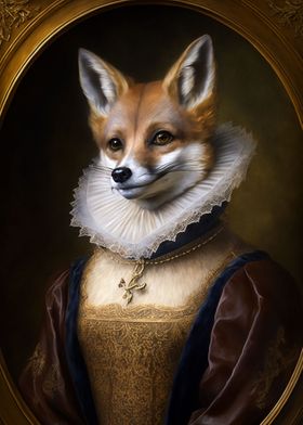 Fox Vintage Portrait