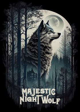 Majestic Night Wolf V1