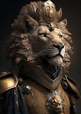 Portrait Of A Lion Hero