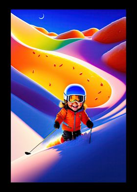 Child Skiing