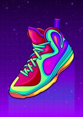 Leb 9 Neon Shoe