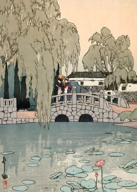 Ukiyo e Stone Bridge