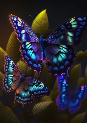 Fluttering Butterflies