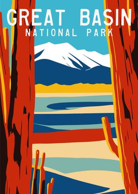 Great Basin Travel Poster