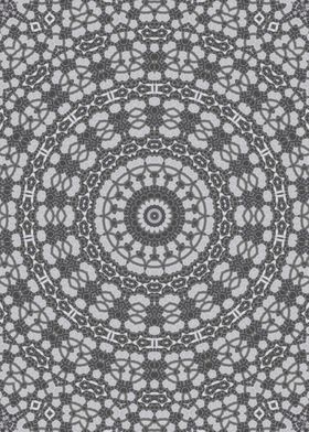 Grey ethnic Kaleidoscope 5