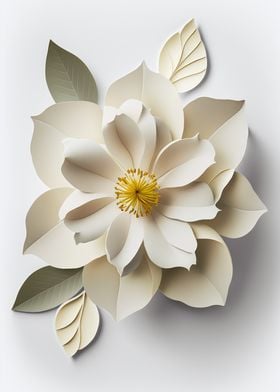 Flowers paper craft