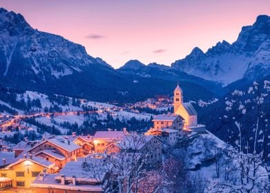 Italy Winter Snow Mountain