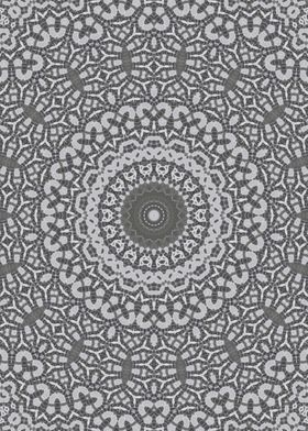 Grey ethnic Kaleidoscope 2