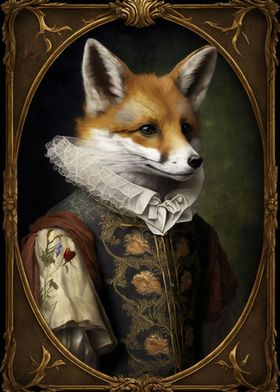 Fox Vintage Portrait