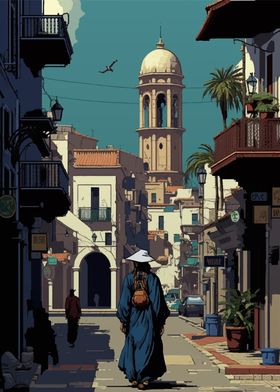 Algiers Pixel art