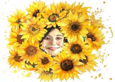 Sunflower smile