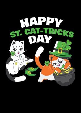 Cat Happy St Catricks Day