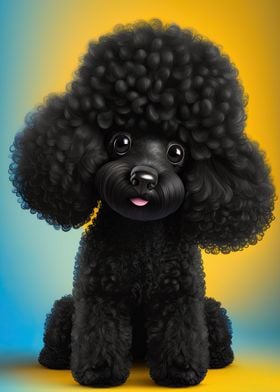 Poodle Kawaii Cartoon