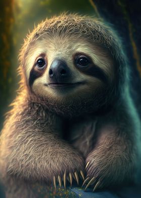 cute sloth