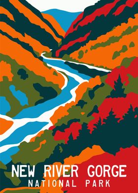 New River Gorge Poster