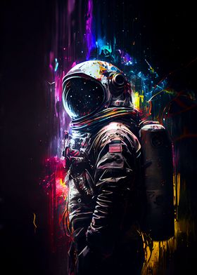 Abstract Astronaut