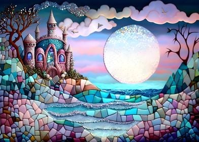 Magical Castle Mosaic