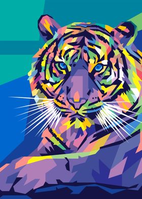 Tiger Pop Art