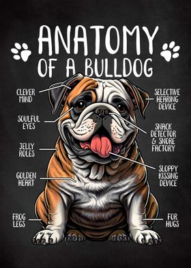 Anatomy of a Bulldog Dog