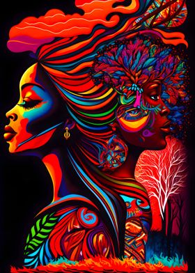 Unique Paintings Online Posters Metal Africa Pictures, | Displate Shop Prints, -